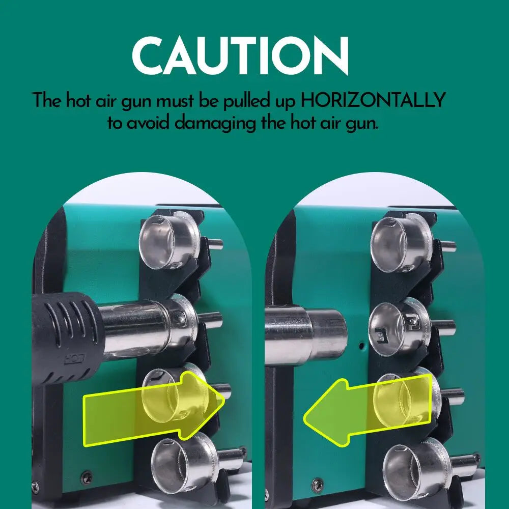 YIHUA 959D-II 700W Easy Plug-pull Nozzles Hot Air Gun Rework Soldering Station Phone Repair Welding Tools