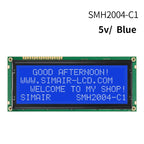 New STN COB 5/3.3V  HD7780 20*4 Dots Screen 2004 Big Character LCD Display 20x4 Blue