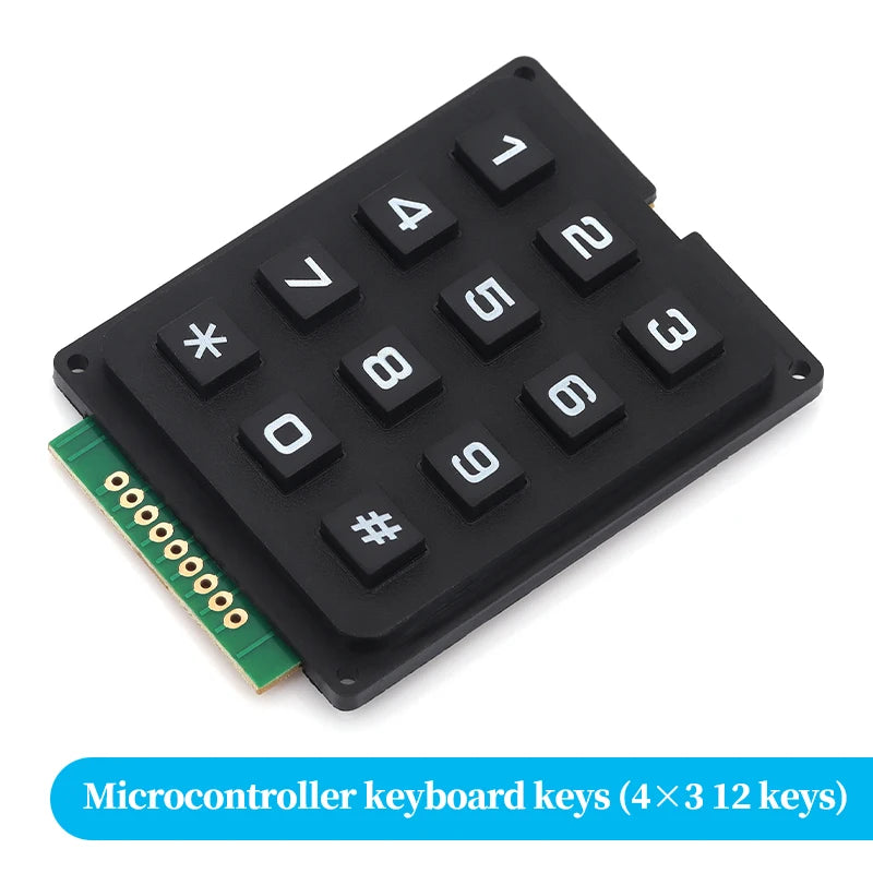 3*4 4*4 Matrix Switch Keyboard Keypad Array Module ABS Plastic Keys 4x4 3x4 12 16 Key Button Membrane Switch DIY Kit forArduino