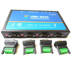 USR-N540 4 Ports RS232 RS485 RS422 to Ethernet RJ45 Modbus RTU Gateway Serial Device Servers with SSL/TSL MQTT