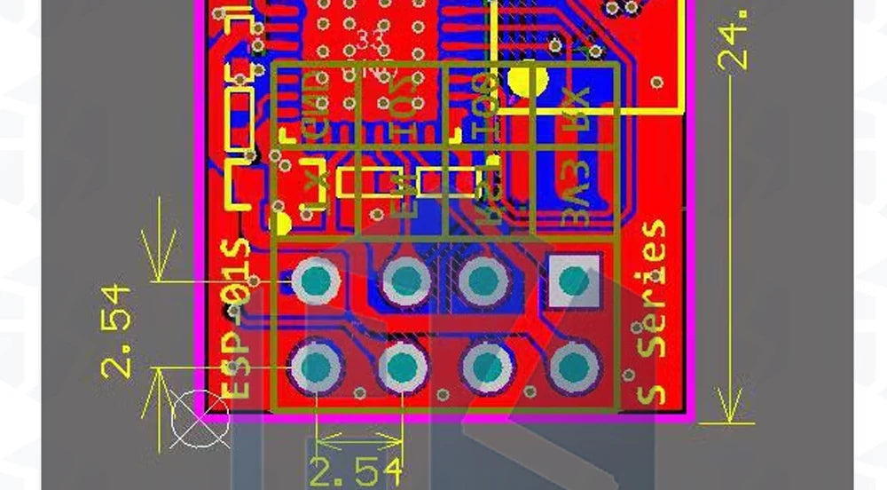 ESP8266 ESP-01 Serial WiFi Wireless Adapter Module 3.3V 5V Esp01 Breakout PCB Adapters Compatible For Arduino