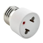 1pc E27 to EU US Converter Lamp Socket Screw LED Bulb Lighting E27 European America Plug Socket Light Holder White