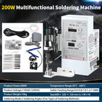 Semi-automatic Soldering Machine Foot Pedal Stable 110V/220V Soldering Station Spot Welder for USB/Aviation Plugs & Motor Wiring