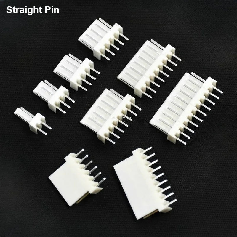 5sets KF2510 Wire Cable Connector 2/3/4/5/6/7/8/10P 2.54mm Pitch Single Head 22AWG 24AWG 26AWG with Pin Head Socket