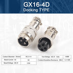 GX16 2/3/4/5/6/7/8/9/10 Pins Aviation Plug Aviator Socket Butt Joint Male&Female Docking Connectors