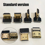 1PCS Ribbon FPV HDMI-Compatible Connector Flexible Flat Cable Raspberry Pi 4 Micro HDMI to HDMI/Mini HDMI Female 90 Degree FFC