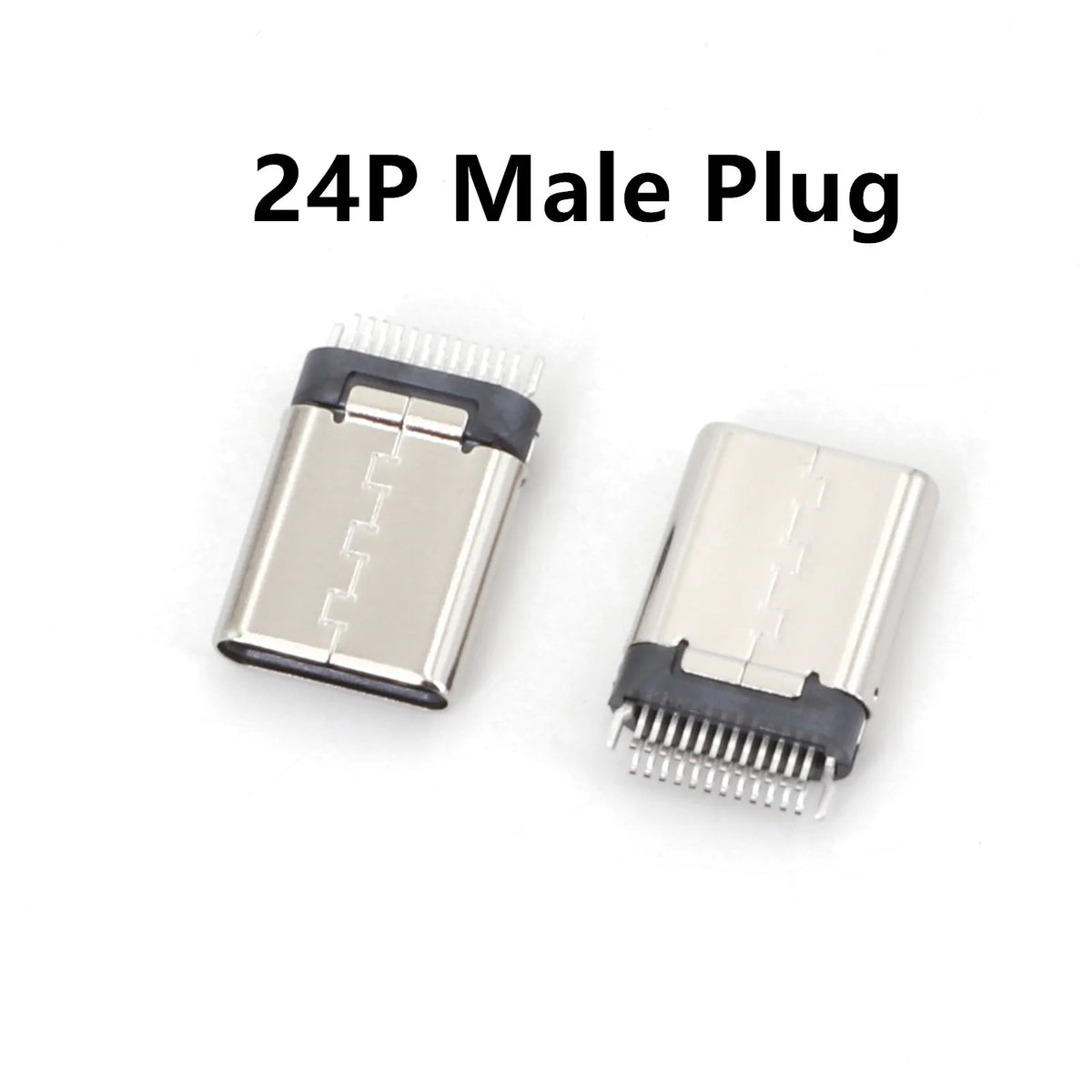 10Pcs USB 3.1 Type C 6/16/24 Pin Connector Male Female Charging Port PCB Mount Solder Socket