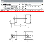 2PCS/LOT Ceramic Fuse RGS11 CR2L GSB 10A 16A 20A 25A 30A 32A 35A 40A 50A 63A 75A 80A 100A 125A 150A 160A 250V