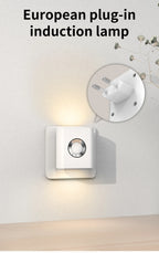 LED Cabinet Light 220V EU Plug in LED Light Lamp Motion Sensor for Stairs Bedside Steps Closet Decor Accent Up/Down Shine 3000K