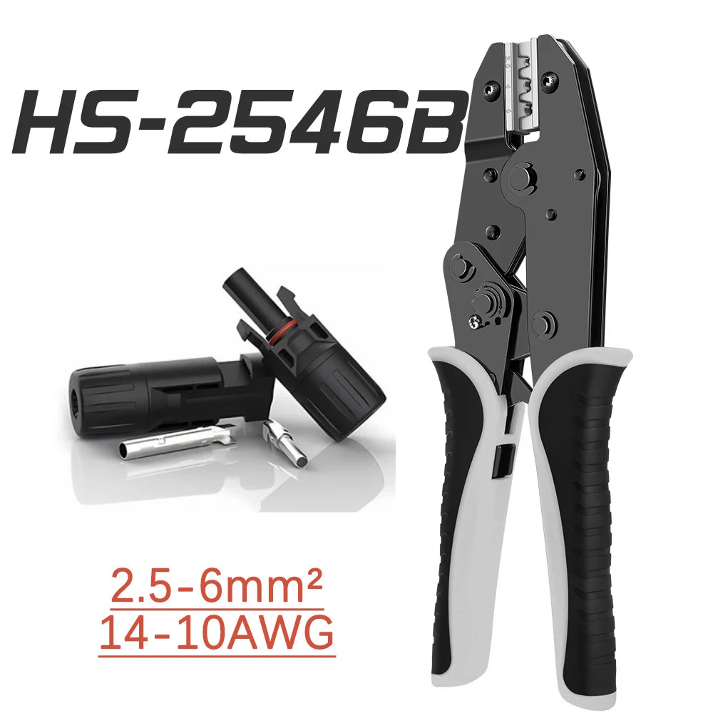 9 Inches Ratcheting Wire Crimper Pliers 03B/10N/10WF/35WF/2546B/03J/125 Connectors Multi-functional Hand Crimping Tool