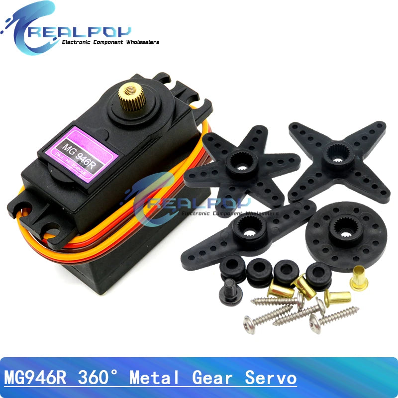 MG945 MG946R MG995 MG996R Metal Gear Servmotor High Speed Analog Servo Motor for Model Airplane RC Car Boat Arduino Robot