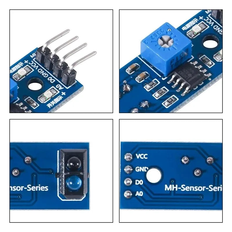 TCRT5000 Infrared Reflective Sensor IR Photoelectric Switch Barrier Line Track Module For Arduino Diode Triode Board 3.3v