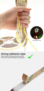 3mm 5mm COB LED Strip 12V 24V Dimmable 3000K 4000K 6000K High Density Flexible LED Light For Home Decor RA90 LED Strip Lights