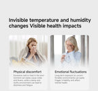 DUKA TH2 E-ink Smart Hygrometer Thermometer Home Indoor Temperature Humidity Meter Sensor Gauge Weather Station Mijia Home APP