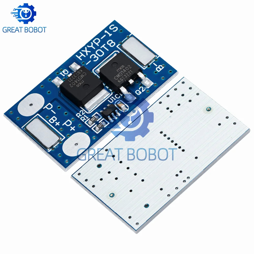 BS Lifepo4 Battery BMS 1S 3.2V 7A Charging Board Short Circuit Protection PCM Self Recovery With Temperature Protection