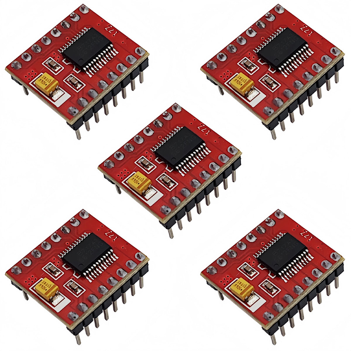 5pcs DRV8833/TB6612FNG Dual Stepper Motor Driver Module H-bridge Board DC motor controller for Arduino, Raspberry Pi, ESP32