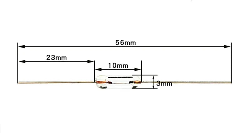 50PCS 3*10mm 250V Axial Fast Glass Fuse With lead Wire 0.5A/1A/1.5A/2A/2.5A/3A/4A/5A 3X10