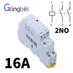 Modular Household Contactor 220V ICT 2P 16A 20A 25A 2NC 2NO 1NO 1NC 50/60Hz