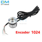 360 600 P/R Encoder DC 5V-24V Encoder 360p 600p Incremental Rotary AB 2 Phases 6mm Shaft Suit for Displacement Measurement