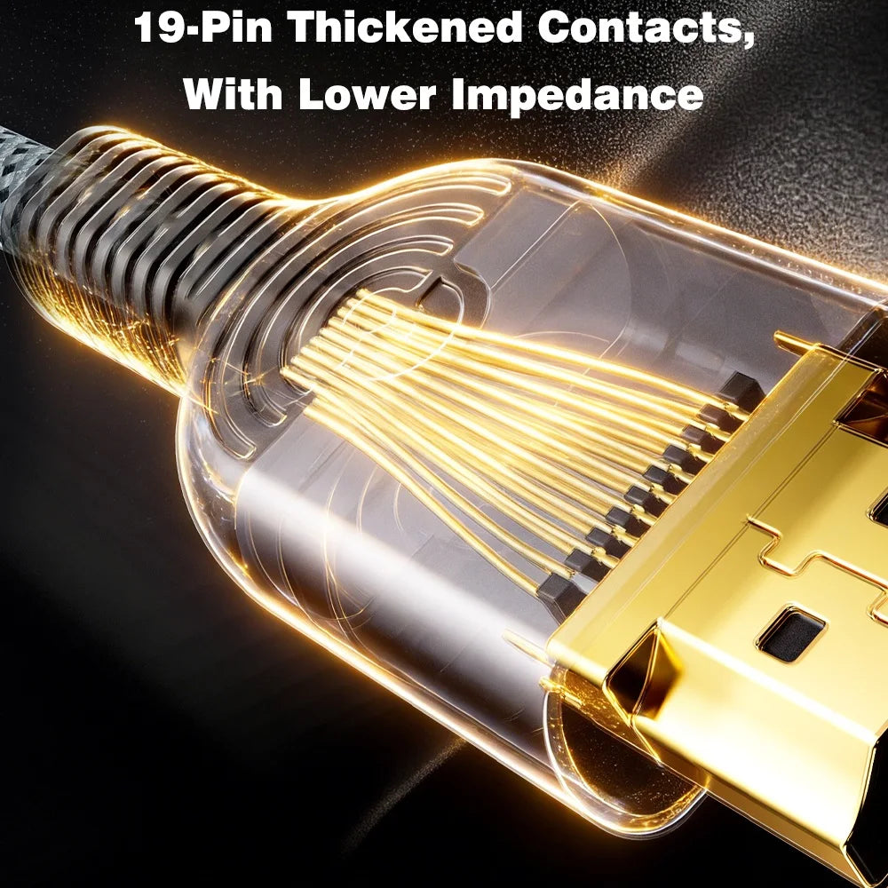 UGOURD 4K 144Hz HDMI to Mini HDMI Cable Bi-Directional Micro/Mini HDMI to HDMI Cable 4K@60Hz for Raspberry Pi Camera DV 2K165Hz