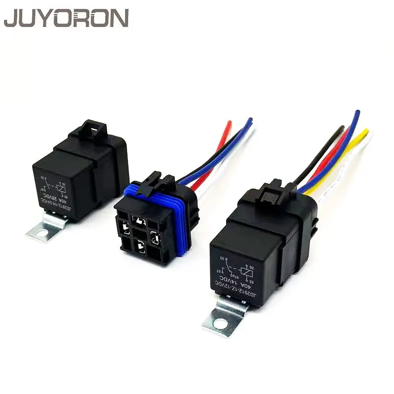 JD2912 40A 12V/24V DC Waterproof Automotive Relay with Harness 4/5 Pin Car Marine Relay Kit High Quality