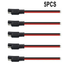 5pcs for sae Extension Cord Battery for charger 15/30cm 5PCS Battery for charger Connector DIY for cable High Quality Power