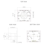 OV7670 USB Camera Module for Two-Dimensional Code Scanning Recognition 30FPS 0.3MP 72 130 160 Degrees Adjustable Lens USB2.0 UVC