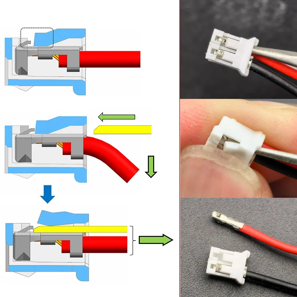 USB Type C 2 Pin Waterproof Female Socket to JST PH 2.0mm 2 Pin Plugs Wire Cable Connector USB-C DIY Charging Port With Nut