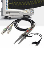 2pcs P6100 BNC Oscilloscope Probe Kit DC-6MHz DC-100MHz 1X 10X High Precision Scope Analyzer Clip Testing Probes