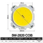 10pcs COB LED 3W 5W 7W 10W 12W 15W 18W 30W 36W Neutral Cold Warm White 13mm 20mm 28mm 1919 Chips Lamp SpotLight Downlight DIY