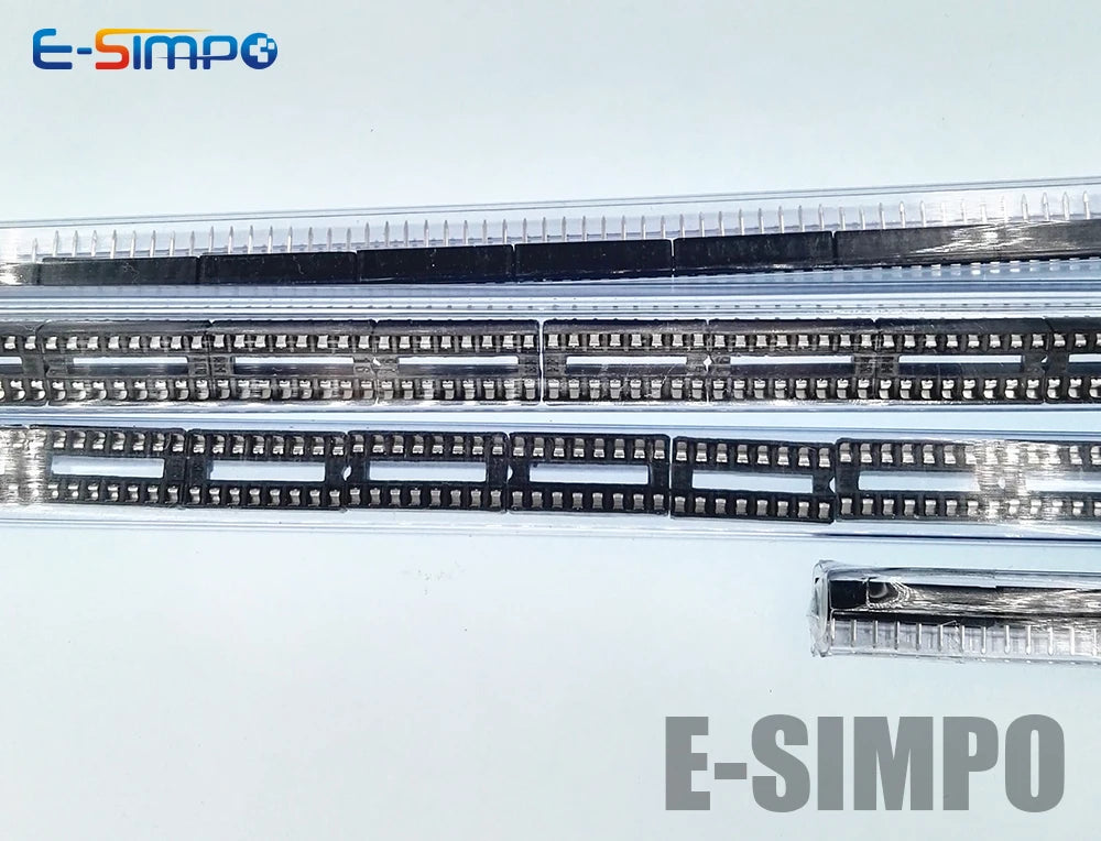 10PC 2.54mm IC Socket DIP6 DIP8 DIP14 DIP16 DIP18 DIP20 DIP28 DIP40 Pin Connector 8 14 16 18 20 24 28 40Pin DIP Socket Chip Base