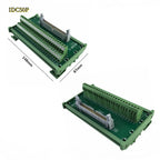 IDC10P/14P/16P/20P/26P/30P/40P/50P/60P/64Pin DC-2 To Terminal Block Breakout Board Adapter PLC Relay Terminals DIN Rail Mounting