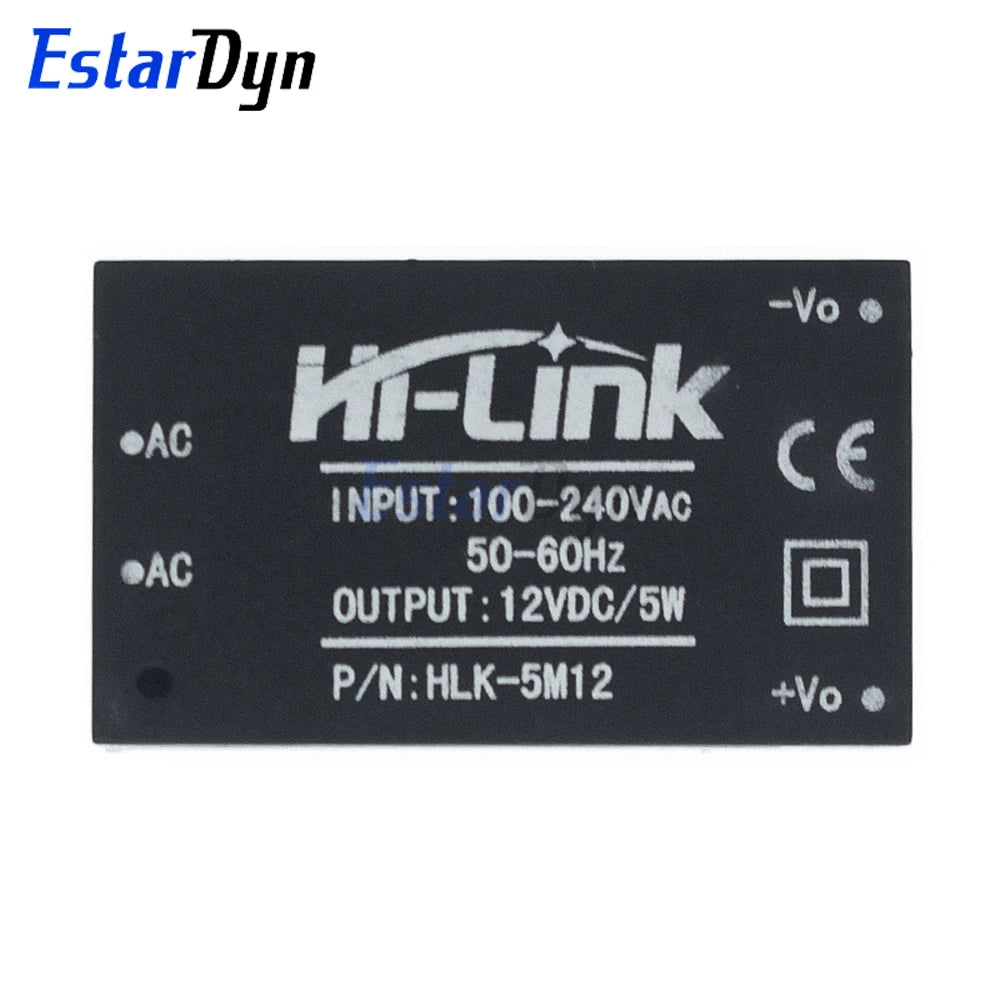 HLK-PM01 PM03 PM12 5M05 5M03 5M12 AC-DC Power Module, 220V to 5V/3.3V/12V Mini Converter for Smart Home IoT Device