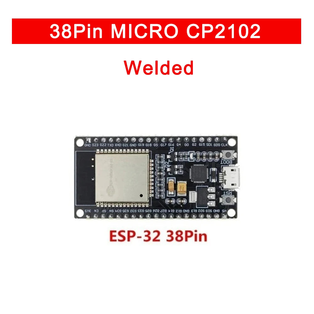 10PCS ESP32 Development Board WiFi+Bluetooth Ultra-Low Power Consumption Dual Core ESP-32 ESP-32S CP2102 CH9102 CH340 DEVKIT V1