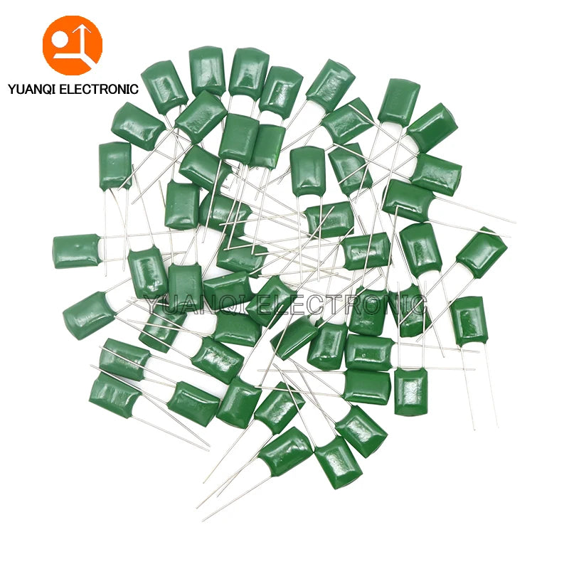 50Pcs 100V Polyester Film Capacitor 330PF 470PF 560PF 102 222 472 103 223 333 473 104 1NF 2.2NF 10NF 22NF 47NF 100NF 0.1UF