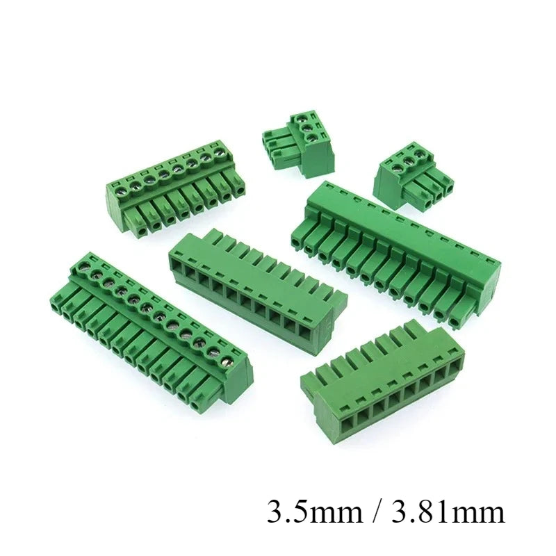 10pc 15EDG 3.5mm/0.138in 3.81mm/0.15in KF2EDGK 39500-0004 0020 Equival PCB Screw Terminal Block Connector Plug Pin Header Socket
