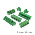 10pc 15EDG 3.5mm/0.138in 3.81mm/0.15in KF2EDGK 39500-0004 0020 Equival PCB Screw Terminal Block Connector Plug Pin Header Socket