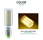 E27 LED Lamp E14 LED SMD 5730 220V Corn Light Bulbs 24 36 56 72LEDs Lamparas LED Chandelie Ampoule Led Light For Home Decoration