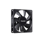 TEUCER 8015 Computer Case Fan 80mm/92mm 4-pin PWM High Airflow Ultra-thin Cooling Fan 1200-3000RPM Cascadable FDB Bearing Fan