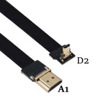 Camera 0.05M-1M FPC flexible cable drone aerial photo transmission FPV Micro HDMI to HDMI HD cable