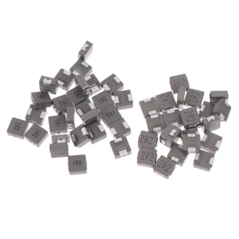 50Pcs 1uH 2.2uH 4.7uH Integrated Mold SMD Inductor High Current Inductors For PCB Circuit Electronic Power Supply Repair