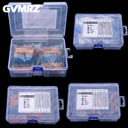 60Values 1/2W 1W 2W 3W 1% Metal film resistors kit dip 0.1R 100R 200R 300R 1K 2K 3K Resistor