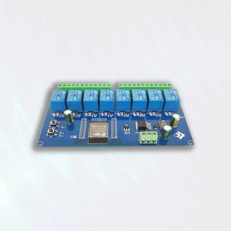 Dc5-30v Power Supply Esp32 Wifi Bluetooth Ble Eight-way Relay Esp32- Secondary Development Board