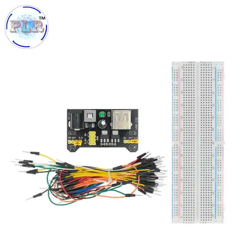 PLR MB-102 MB102 Breadboard 400 830 Point Solderless PCB Bread Board Test Develop Dupont line DIY for arduino laboratory SYB-830