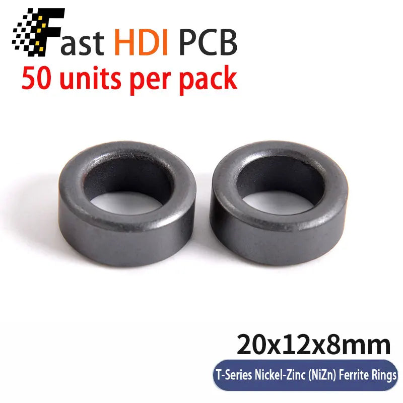 Anti-Interference Ferrite Toroid Core Ni-Zn - High Frequency Common Mode Inductor Ring for Electronic Equipment