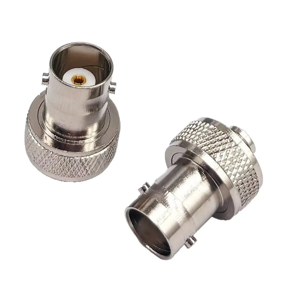 2PCS SMA Female to BNC Female RF Adapter Converter Coaxial Straight Jack for Baofeng UV-5R FD-880 Two Way Radio Walkie Talkie