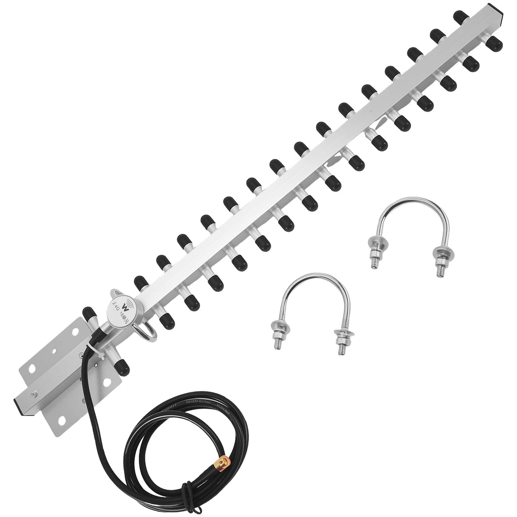2.4Ghz Wifi Antenna 25Dbi Rp Sma Outdoor Wireless Yagi Antenna Directional Booster Amplifier Modem Cable