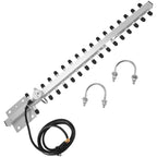 2.4Ghz Wifi Antenna 25Dbi Rp Sma Outdoor Wireless Yagi Antenna Directional Booster Amplifier Modem Cable