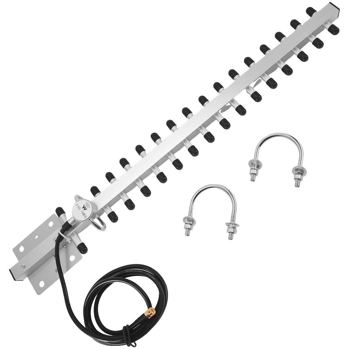 2.4Ghz Wifi Antenna 25Dbi Rp Sma Outdoor Wireless Yagi Antenna Directional Booster Amplifier Modem Cable