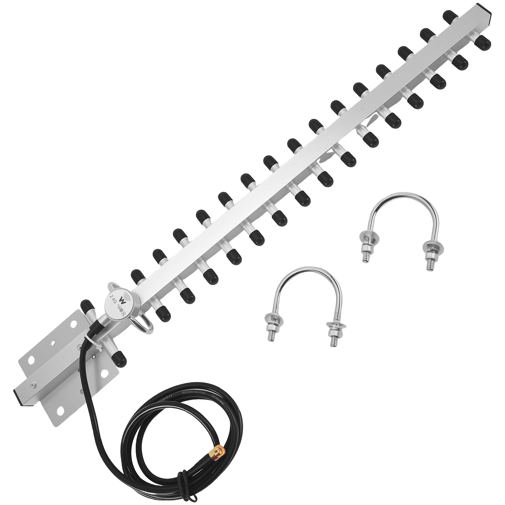 2.4Ghz Wifi Antenna 25Dbi Rp Sma Outdoor Wireless Yagi Antenna Directional Booster Amplifier Modem Cable